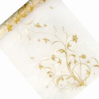 ORGANZA se zlatm potiskem