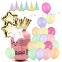Party set s hliom - Hviezdna vek pastelov prty