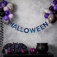 Halloween dekorácia Balónikov a girlandy