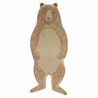 Taniere papierové Medveď hnedý 16 x 38 cm, 8 ks