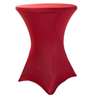 TENTino Elastick obrus STANDARD na koktailov bistro stl 60 cm VIAC FARIEB Farba obrusu: VNOV / CLARET