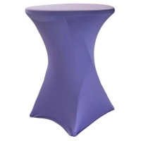 TENTino Elastick obrus STANDARD na koktailov bistro stl 80 cm VIAC FARIEB Farba obrusu: LEVANDULOV / LAVENDER