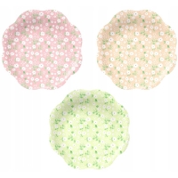 Talky paprov lun kvt mix barev 23 cm 6 ks