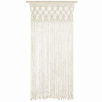 Zves Macrame, smotanovo biely, 94,5 x 171 cm