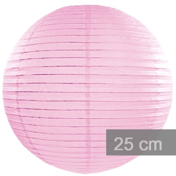 E-shop Lampión dekoračný 25cm ružový