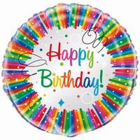 Balnek fliov Rainbow Happy BDay