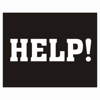 Nlepky na boty "Help!"