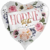 BALNEK fliov Srdce Hodn tst Kvty 43cm