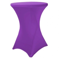 Elastick obrus EXTREME na koktailov bistro stl 70-80 cm Farba obrusu: FIALOV / VIOLET