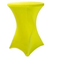 Elastick obrus STANDARD na koktailov bistro stl 60 cm VIAC FARIEB Farba obrusu: SVIETIVO LT / YELLOW