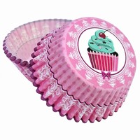 Koky na muffiny Cupcakes ruov 50 ks