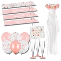 Party set - Bride to be kvetinov, rozlka so slobodou