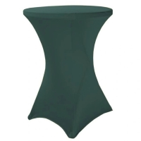 TENTino Elastick obrus STANDARD na koktailov bistro stl 80 cm VIAC FARIEB Farba obrusu: TMAVO ZELEN / WILLOW GREEN