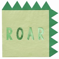 Dinosaur "Roar" Servítky papierové 33x33 cm, 16 ks
