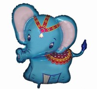 BALONEK foliový 24" Slon modrý