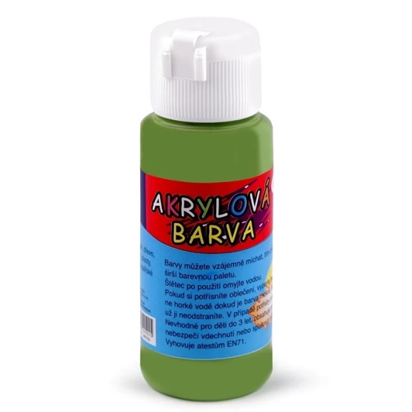 E-shop Akrylová farba 60 ml zelená sv. 1 ks