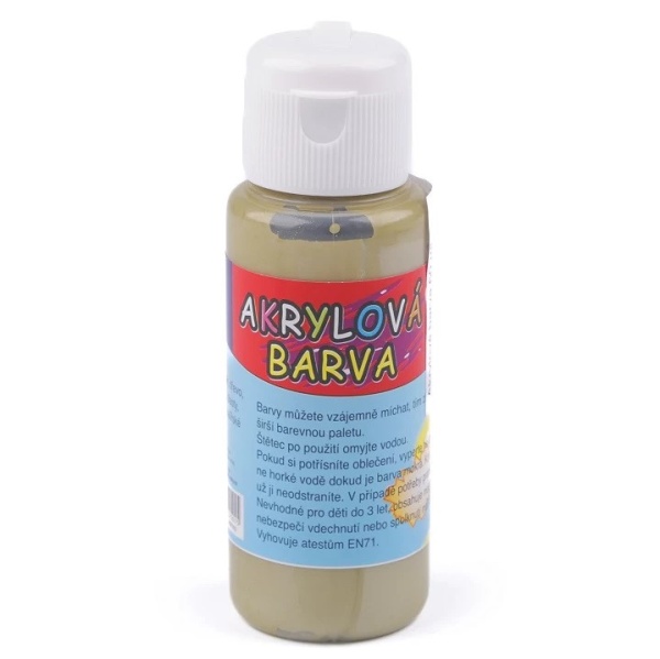 E-shop Akrylová farba 60 ml zlatá 1 ks