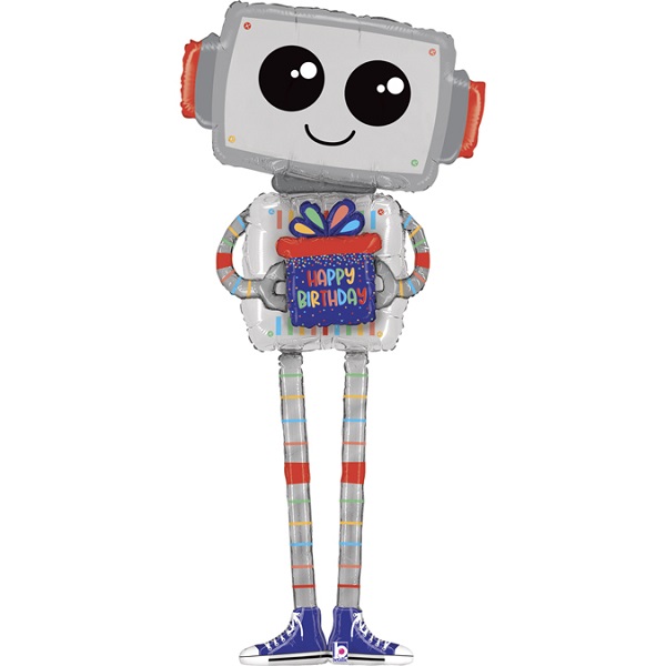 E-shop BALÓNIK AIRWALKER fóliový Robot s darčekom 152 cm