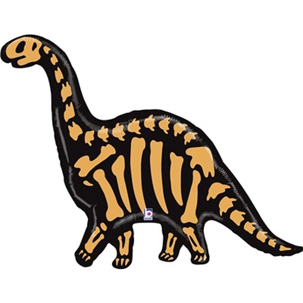 BALÓNIK fóliový Brontosaurus kostra 127cm
