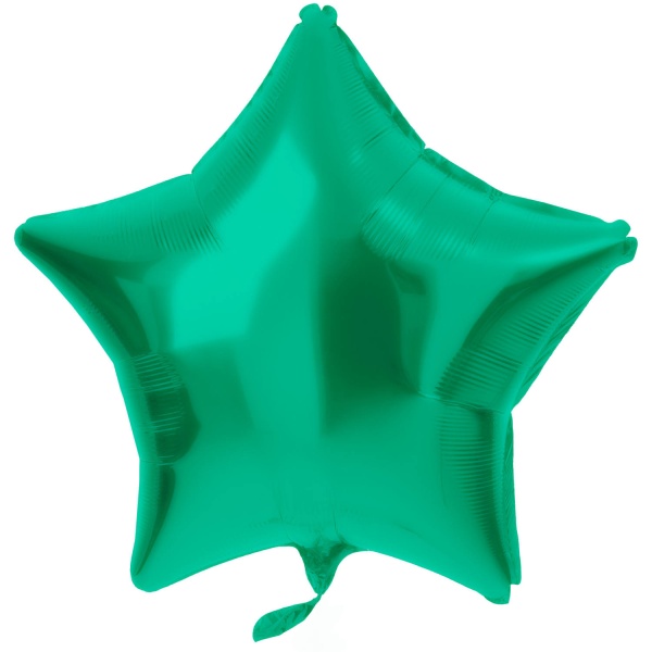 BALÓNIK fóliový Hviezda zelená 48cm