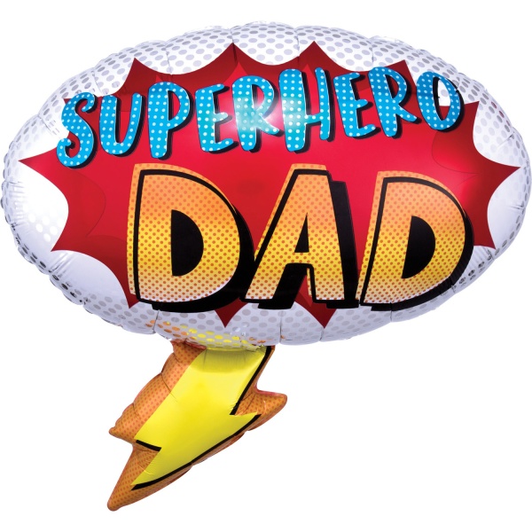 Balónik fóliový Superhero Dad