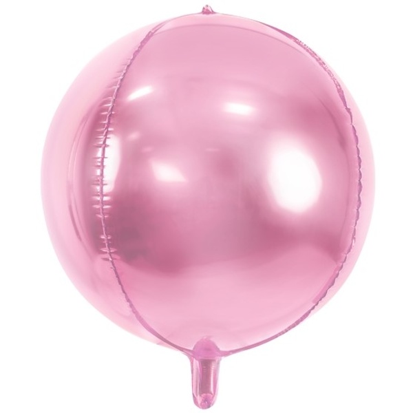 BALÓNIK fóliový guľa ružová 40cm