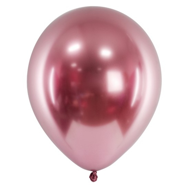 Balónik latexový lesklý Glossy ružové zlato 30cm 50ks