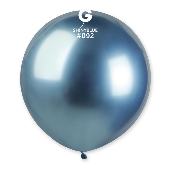 Balónik latexový lesklý modrý 48cm