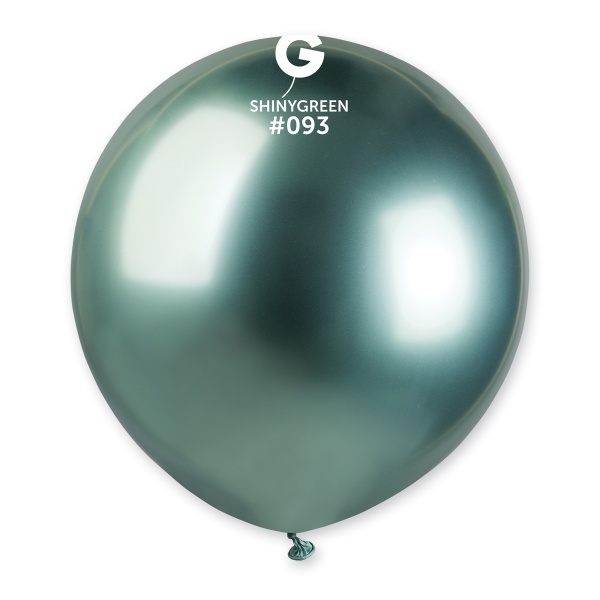 E-shop Balónik chrómový latexový zelený 48 cm 1 ks