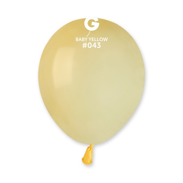 Balóniky A50 baby žlté 13 cm 100 ks