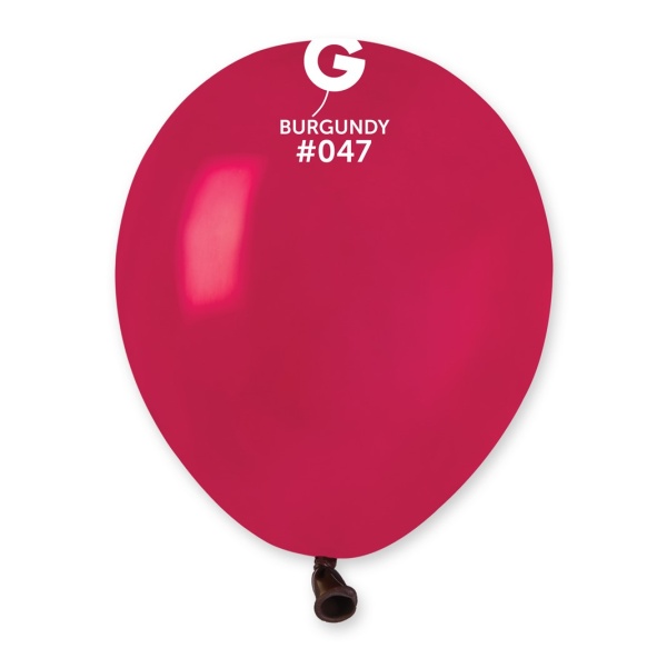 Balóniky A50 burgundy 100 ks 13 cm