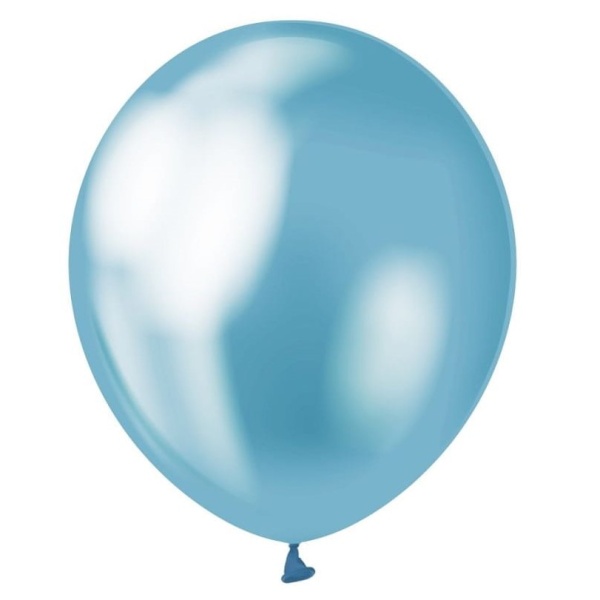 Balóniky Beauty Charm platinové modré 30 cm 50 ks