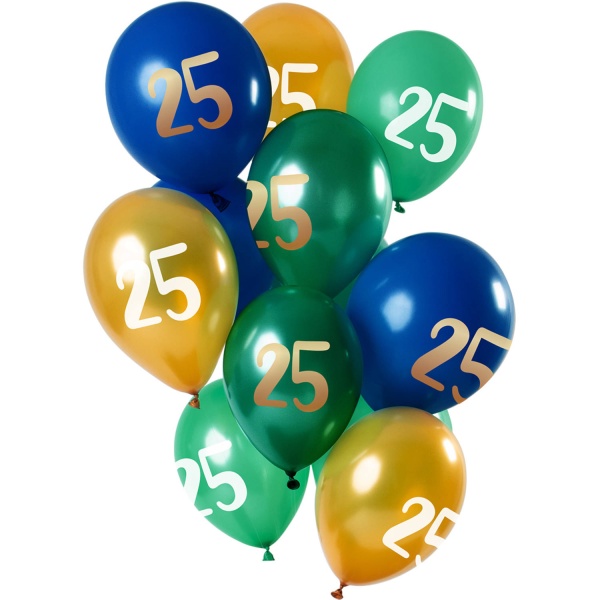 BALÓNKY latexové 25 let 30cm 12ks