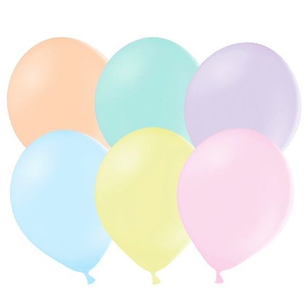 E-shop Balóniky latexové baby pastel mix farieb 27 cm 50 ks