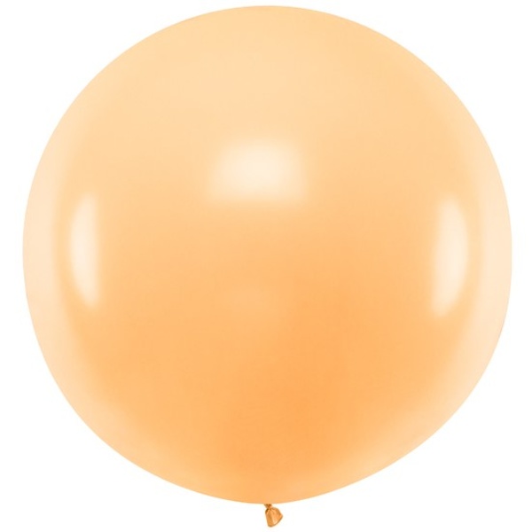 Balón 1m pastelový svetlo broskyňový