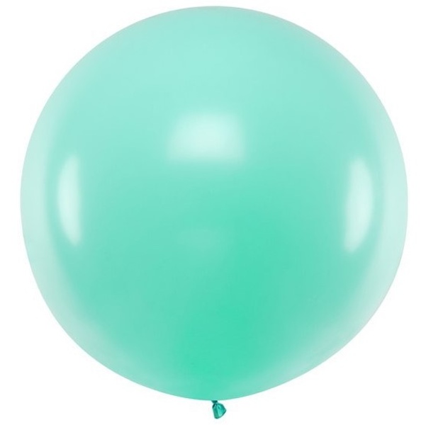 Balón 1m pastelový svetlo mintový
