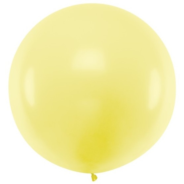 E-shop Balón 60cm pastelový svetlo žltý
