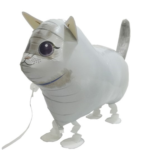 E-shop Balónik CHODIACI Mačka biela