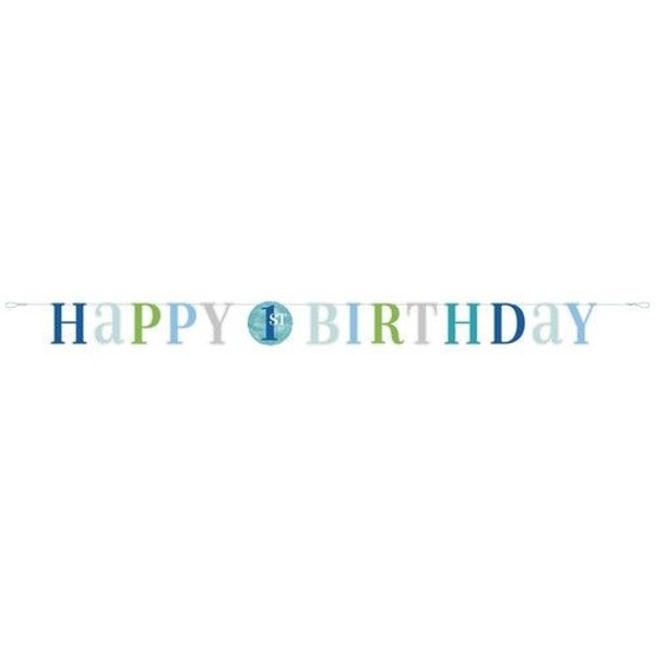 E-shop BANNER 1.narodeniny modrozelený 1,82m