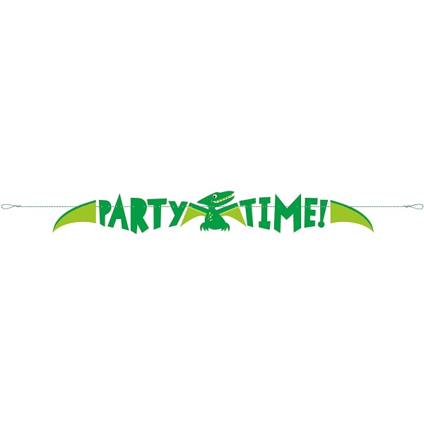 BANNER Dino Party time 1,5m