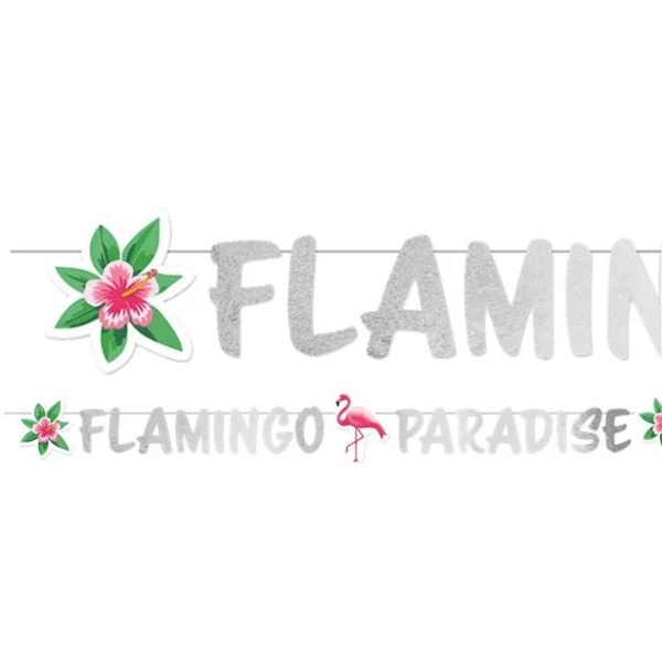 BANNER Flamingo Paradise 135cm