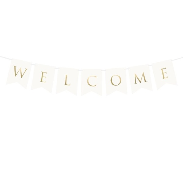 BANNER Welcome biely