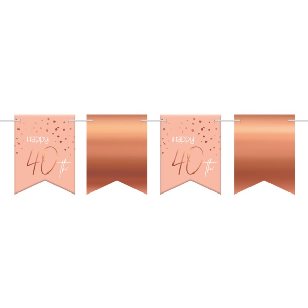 BANNER vlajočkový Elegant Lush Blush 40