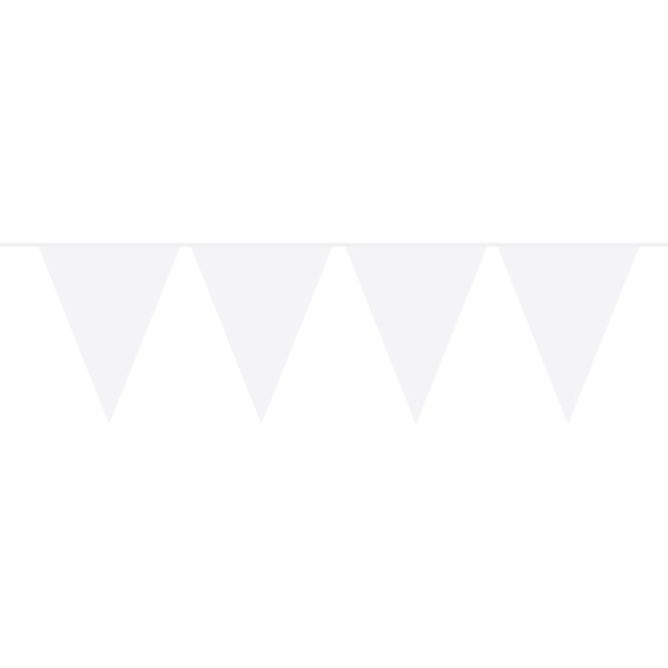 E-shop BANNER vlajočkový biely 10m