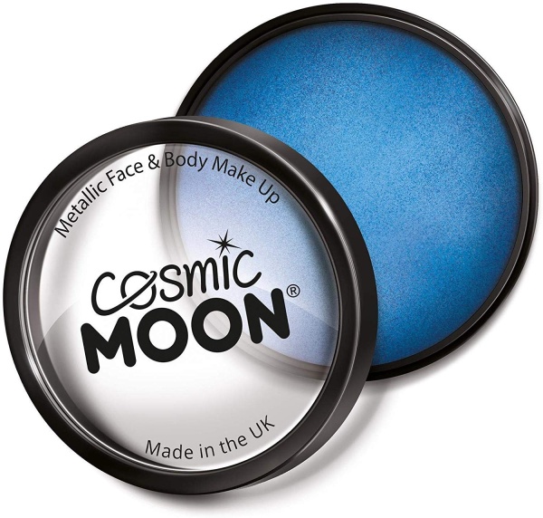 FARBA na tvár a telo Cosmic Moon metalická modrá