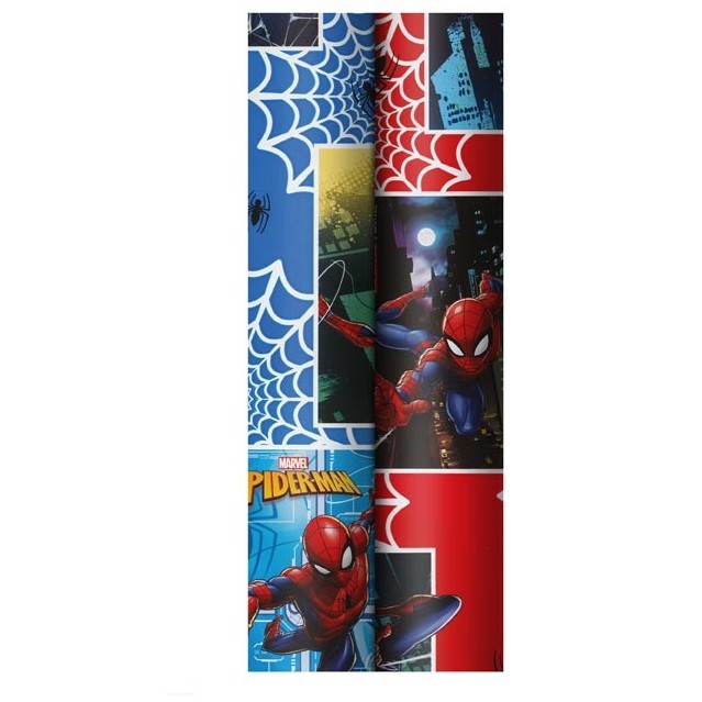 Balící fólie v roli Spiderman mix 200x70 cm