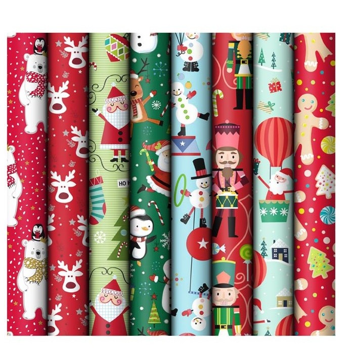 Balící papír vánoční mix dětský role 200x70 cm