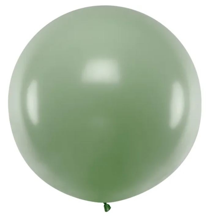 Balón latexový jumbo rozmarínovo zelený 1 m