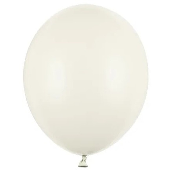 Balónek  latexový pastelově krémový 23 cm 1 ks