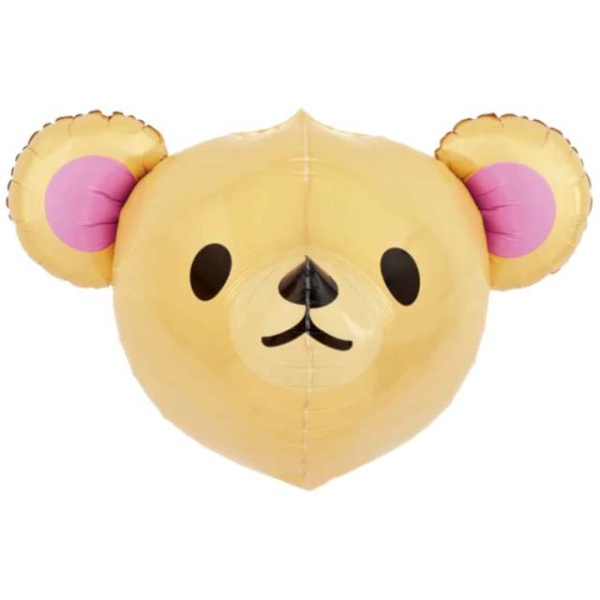Balónik fóliový 3D medveď béžový 59 x 58 cm